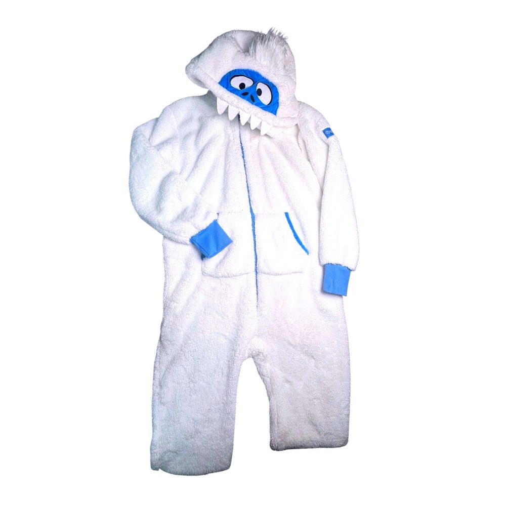 Tipsy Elves Rudolph Bumble Abominable Snow Yeti Pajama Suit Mens M White Onesie